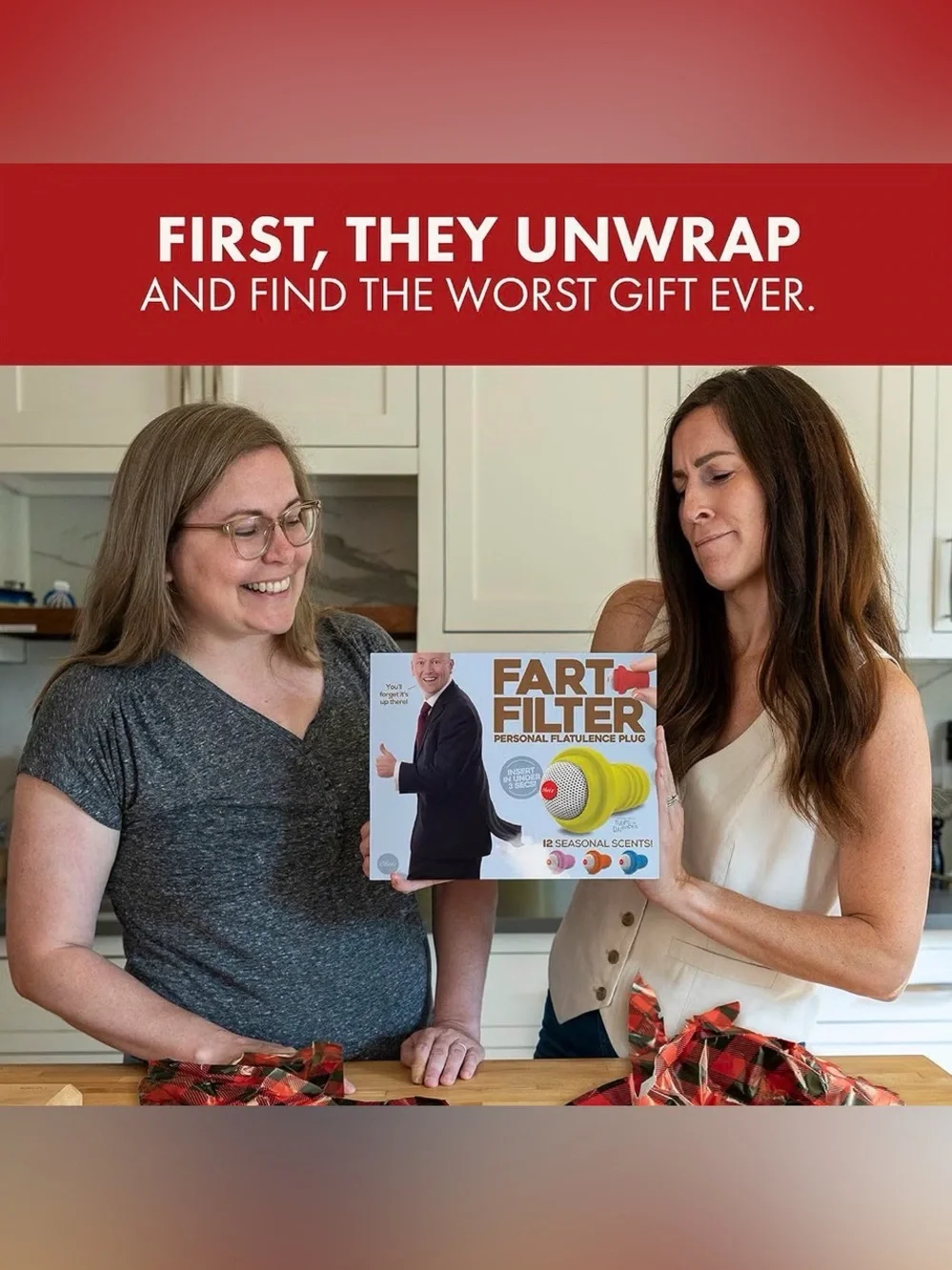 Prank Box -Empty Box/ Filter Personal Flatulence Plug